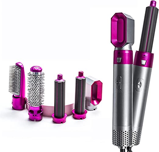 5-in-1 Electric Hair Dryer Brush - Professional Blow Dryer & Styling Kit with Negative Ion Technology
