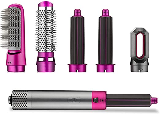 5-in-1 Electric Hair Dryer Brush - Professional Blow Dryer & Styling Kit with Negative Ion Technology