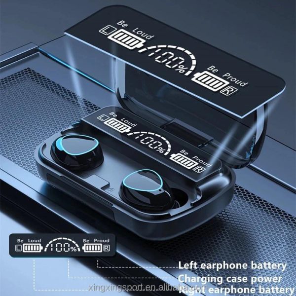 M10 Wireless Earbuds - Bluetooth 5.0 with Charging Case