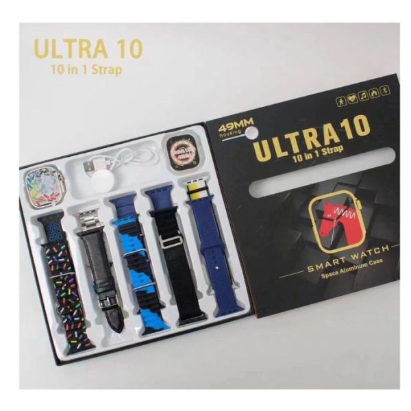 Smart Watch Ultra - 10-in-1 Premium Fitness Tracker