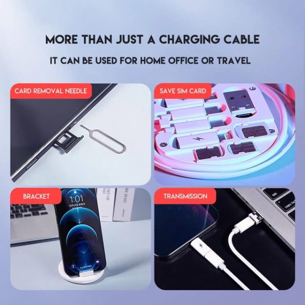 5-in-1 Data Cable Set All Solutions in One | 60W Fast Charging - Random Color