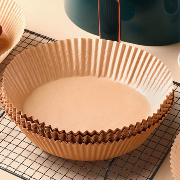 Air Fryer Parchment Paper Liners - 50 Pack Non-Stick