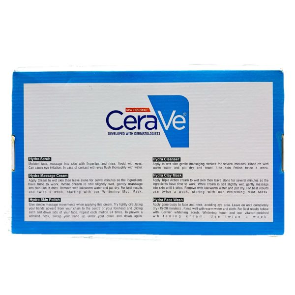 CeraVe Moisturizing Facial Kit – 6-Step Hydra Skincare Set for Face & Body | Dermatologist-Developed
