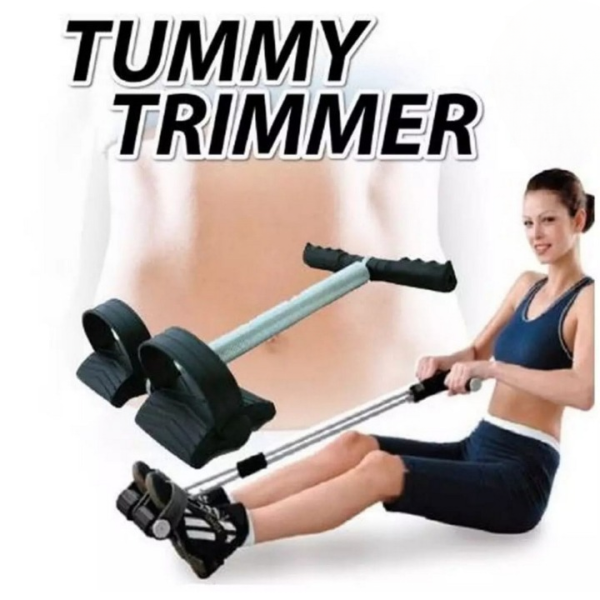 Tummy Trimmer Single Spring - Portable Ab Exerciser for Home & Gym Workouts