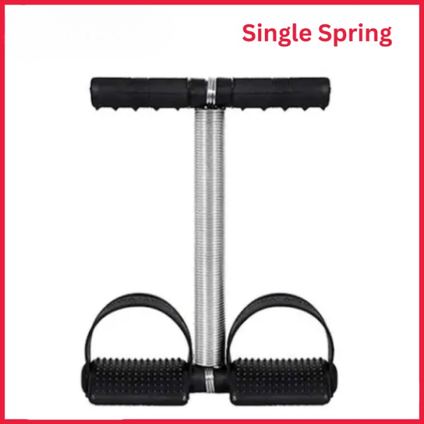Tummy Trimmer Single Spring - Portable Ab Exerciser for Home & Gym Workouts